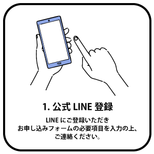 コードスリーコネクトの公式LINE登録