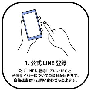 コードスリーコネクトの公式LINE登録